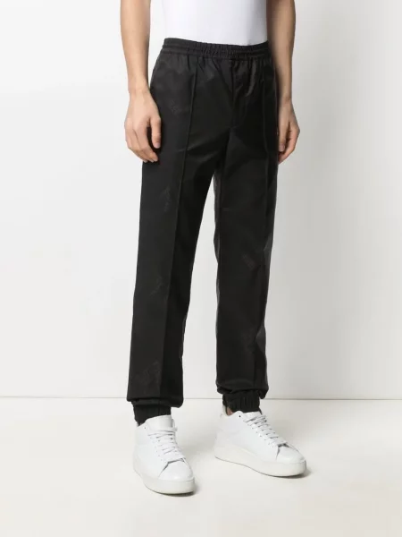 Pantaloni Helmut Lang cu imagine negru