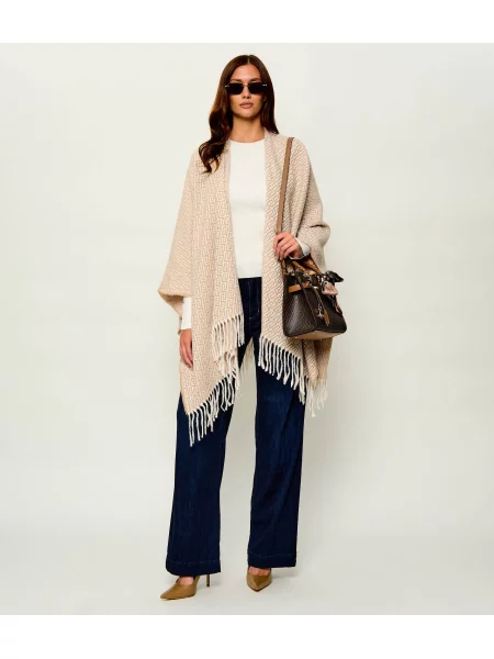 Liu Jo Poncho | Relaxed fit bej