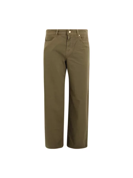 Spodnie Max Mara Studio zielone