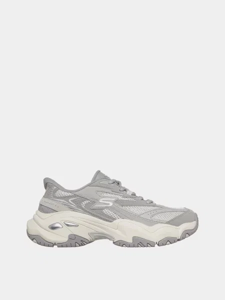 Кросівки повсякденні Skechers D'LITES штучна шкіра/текстиль сірий