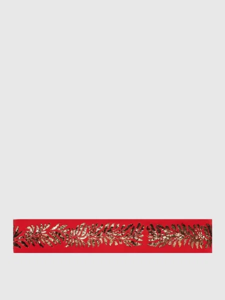 Із шовку з аплікацією Vionnet червоний