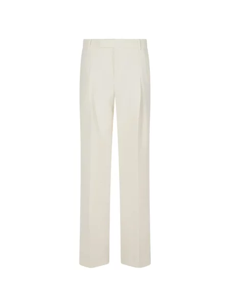 Pantaloni Federica Tosi alb