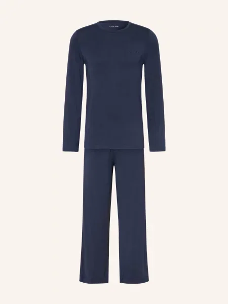 Calvin Klein Pyžamo Ultra Soft Modal tmavě modrá