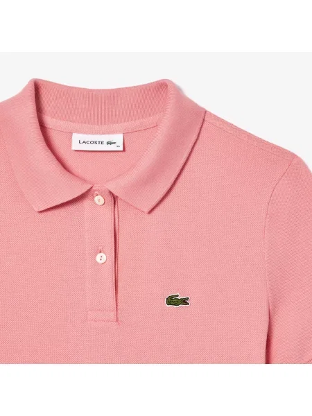 Lacoste Sukienka Polo Z Dzianiny Pikowej Lacoste
