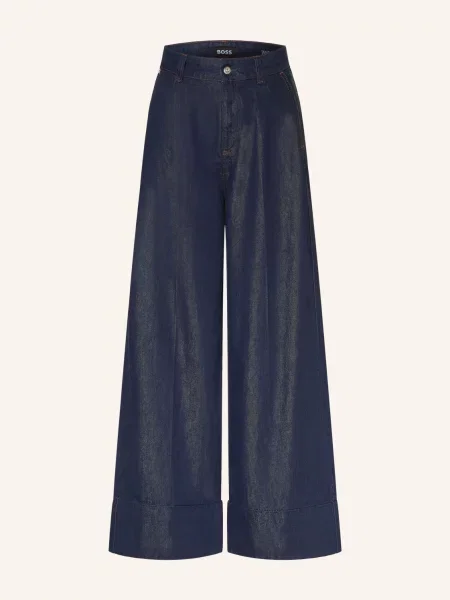 Boss Široké Džíny dark blue modré