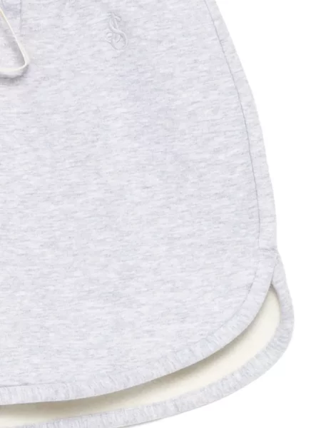 Pantaloni scurți Jil Sander cu autograf gri