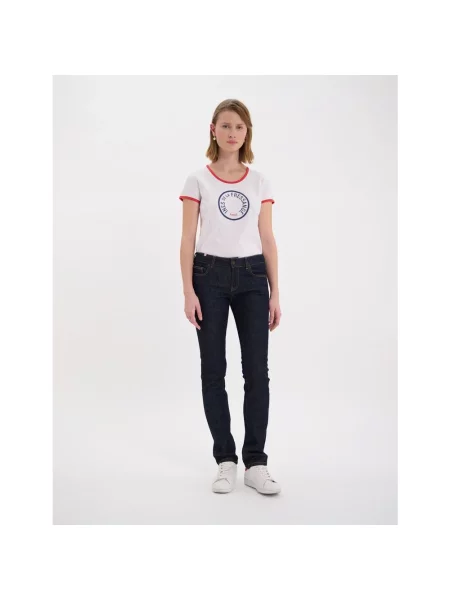 Jeansy Ines De La Fressange Paris niebieskie