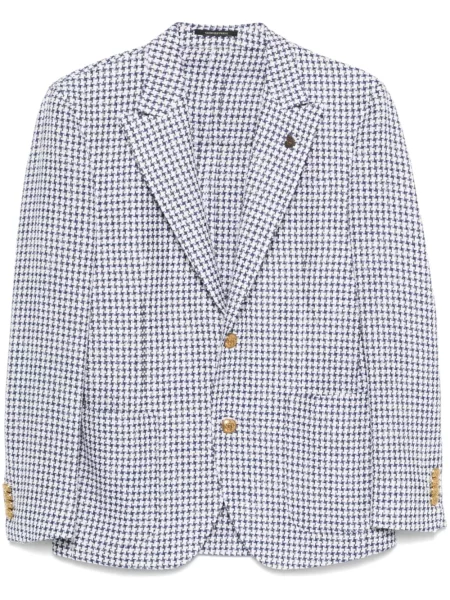 Tvídové sako Gabriele Pasini bílé