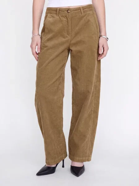 JJXX Pantaloni JXHAZEL GELLY muștar galben
