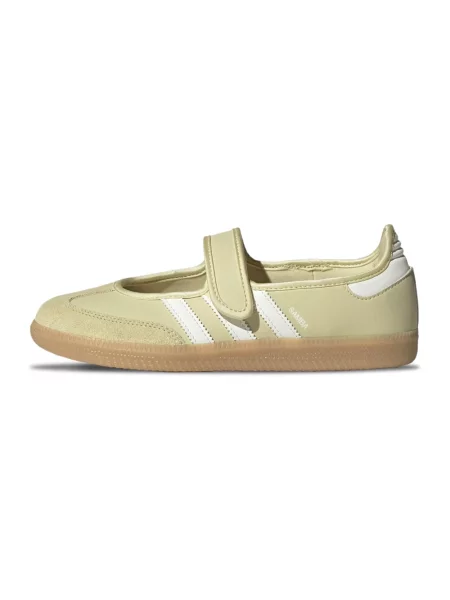 Sneakersy Adidas Originals skórzane żółte