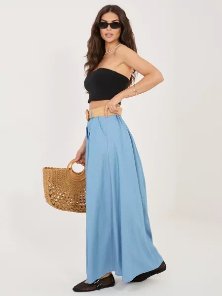 Fusta maxi Italy Moda albastru