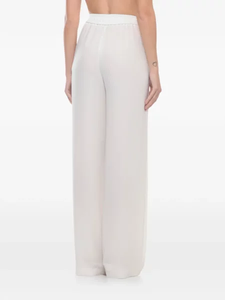 Pantaloni palazzo Herno cu cordon alb