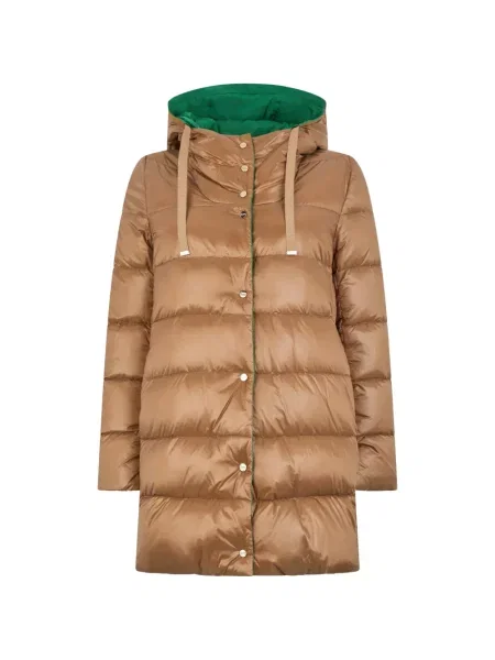 Palton Herno cu glugă maro