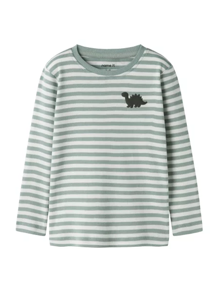 NAME IT Tricou NMMVilly verde jad alb