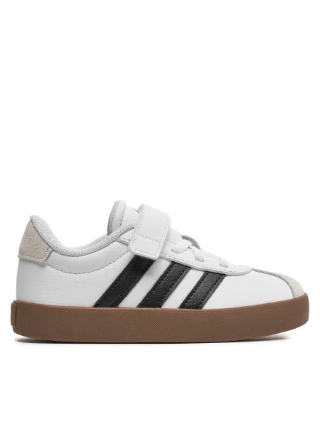 ADIDAS SPORTSWEAR Tenisky VL Court sivá / čierna biela