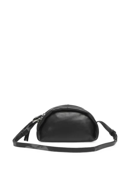 Body Allsaints din piele negru