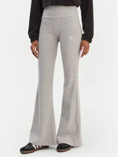 Adidas Originals legginsy gładkie szary