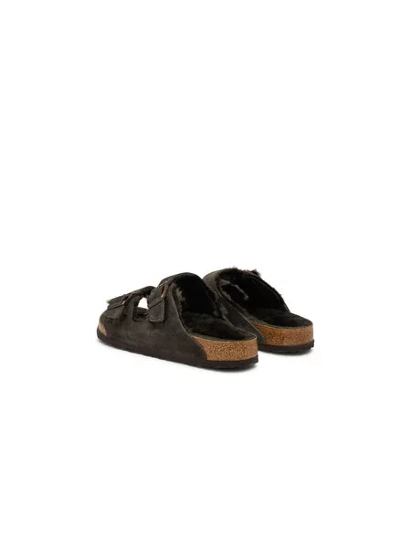 Birkenstock Papucs Arizona Shearling barna