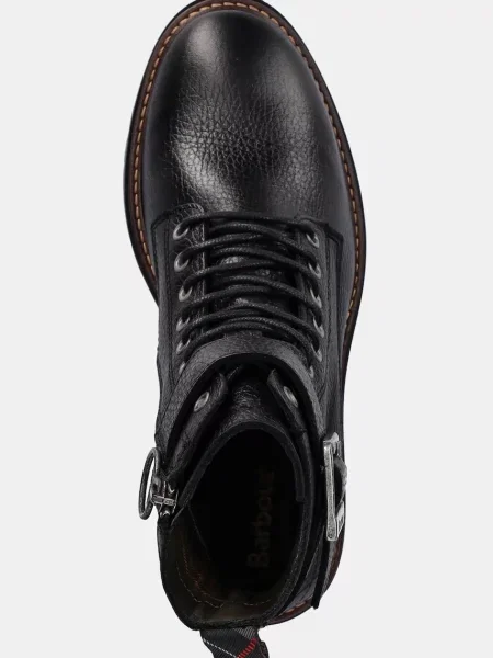 Кожаные ботинки Barbour черные