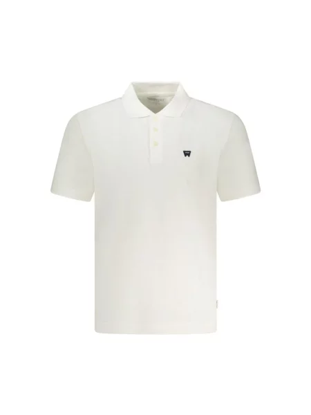 Koszulka polo Wrangler biała