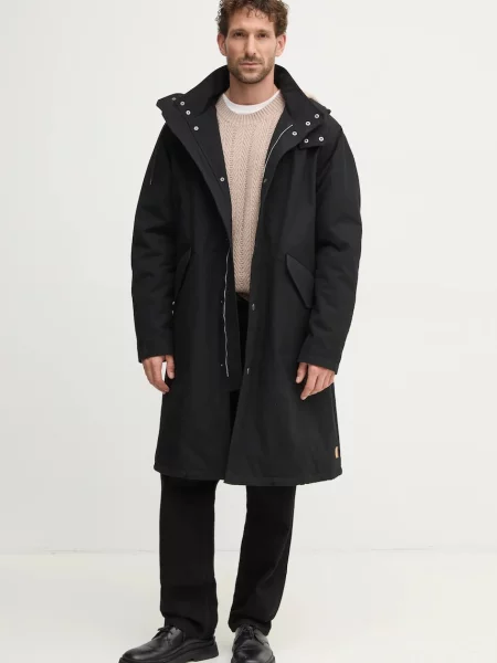 A.P.C. geaca parka antonin barbati de tranzitie negru