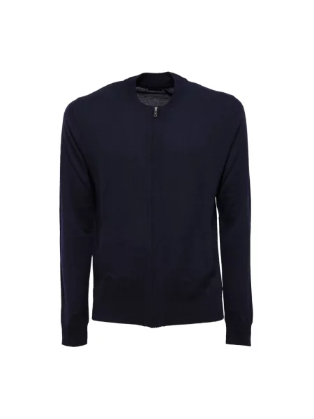 Sweter Hosio wełniany niebieski