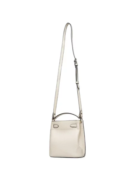 Body Mulberry din piele alb