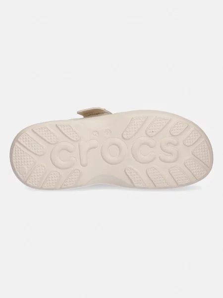 Шлепанцы Crocs на платформе с ремешками