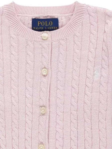Kardigan dziecięcy Polo Ralph Lauren różowy