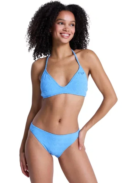 Majtki bikini o średnim kryciu dla Kobiety PARADISE WAVE niebieski