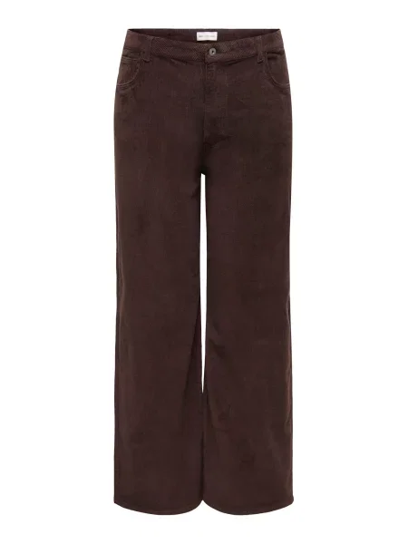 ONLY Carmakoma Pantaloni CARHope închis maro