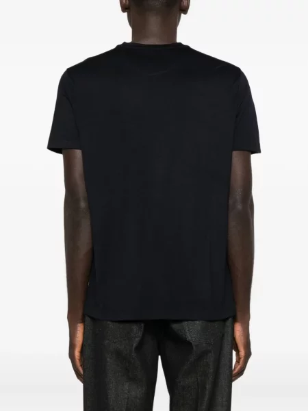 Tricou Maurizio Baldassari de lână albastru