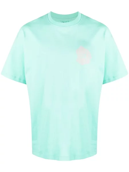 Tricou Objects Iv Life cu imagine cu decolteu rotund verde