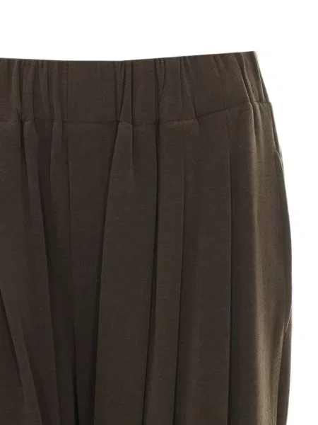 Pantaloni Ele alergare maro