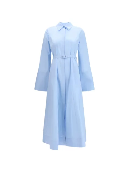 Rochie Gabriela Hearst evazată albastru