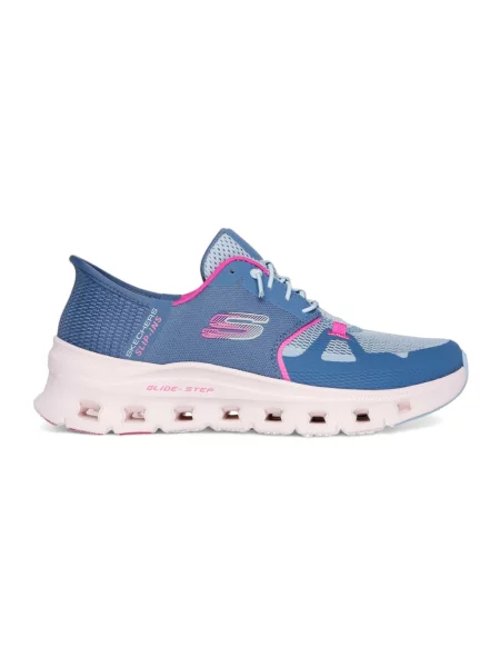 Sneakersy Skechers niebieskie