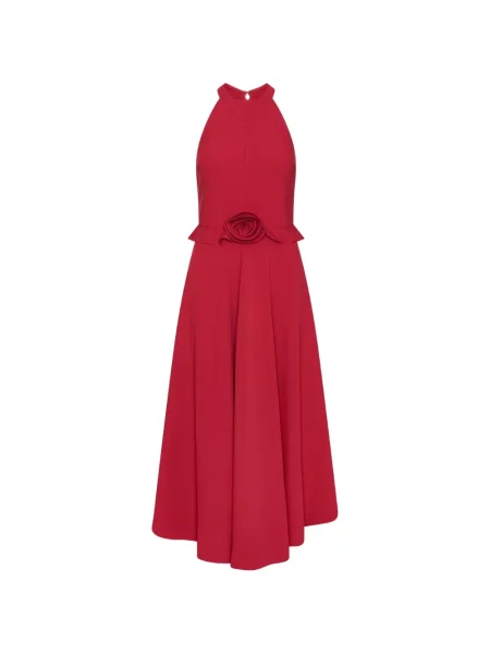 Rochie Rotate Birger Christensen cu model floral roșu