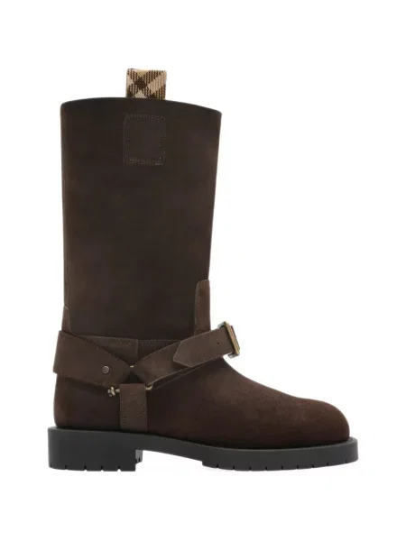 Botine Burberry din piele maro
