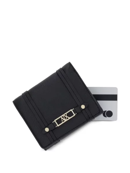 Portofel Armani Exchange cu autograf negru