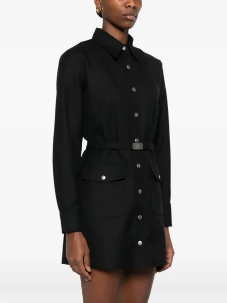 Rochie tip cămașă A.p.c. de costum negru