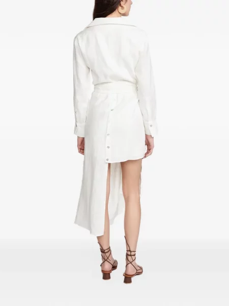 Rochie maxi Jbq asimetrică maro
