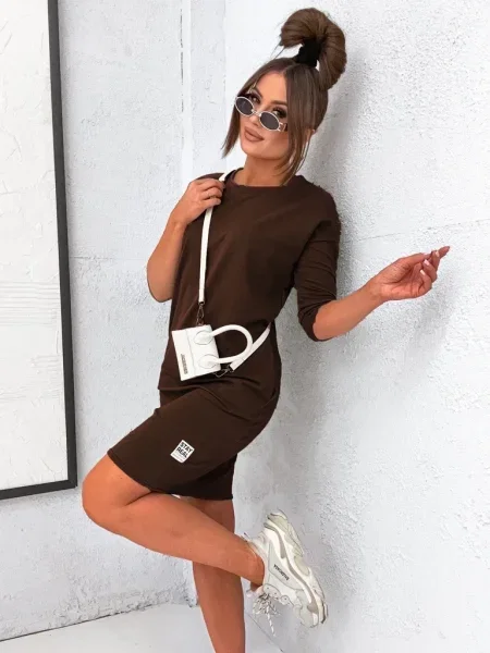 Rochie mini Resti de costum alb