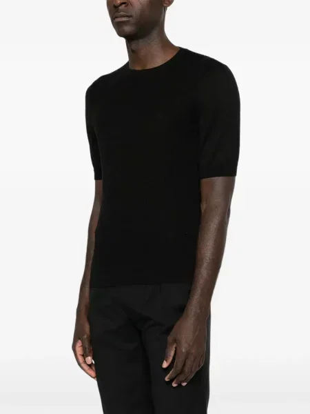 Tricou Tagliatore cu decolteu rotund negru