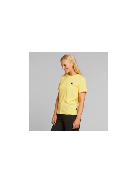 Dedicated T-shirt Mysen Cat Yellow Kobiety Koszulki Dedicated Size: S żółty