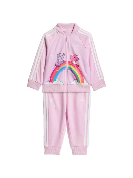 Komplet dresowy dziecięcy Adidas różowy