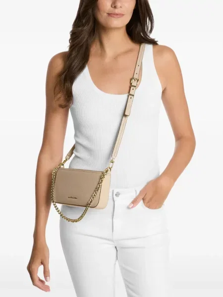 Geantă Michael Michael Kors din piele maro