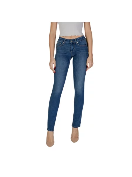 Skinny jeansy skinny Liu Jo niebieskie