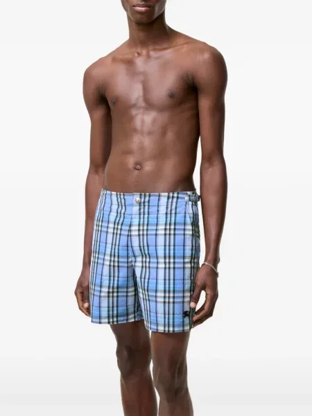 Kupaće gaće Burberry karirane plava