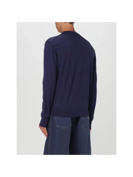 Sweter Diesel wełniany niebieski