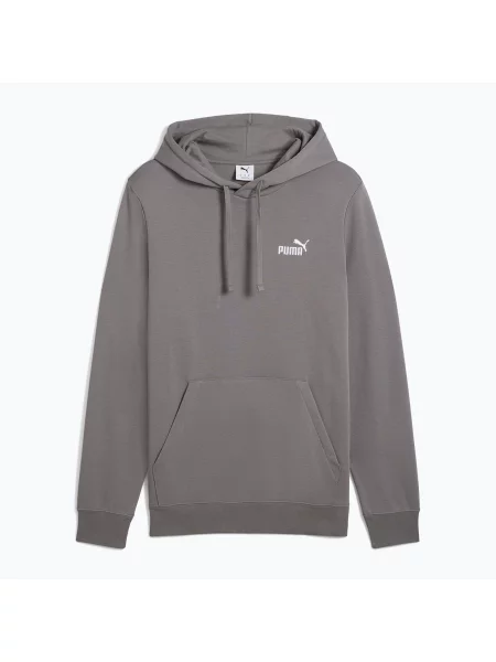 Férfi pulóver PUMA ESS Small No. 1 Logo Hoodie TR öntöttvas férfi pulcsi ESS Small No. 1 Logo Hoodie TR szürke